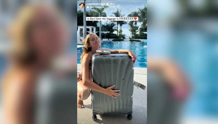 Valentina Ferragni disavventura in vacanza